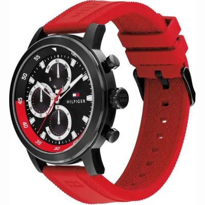  Tommy Hilfiger Rocky Men's Silicon Strap Multi Function Watch